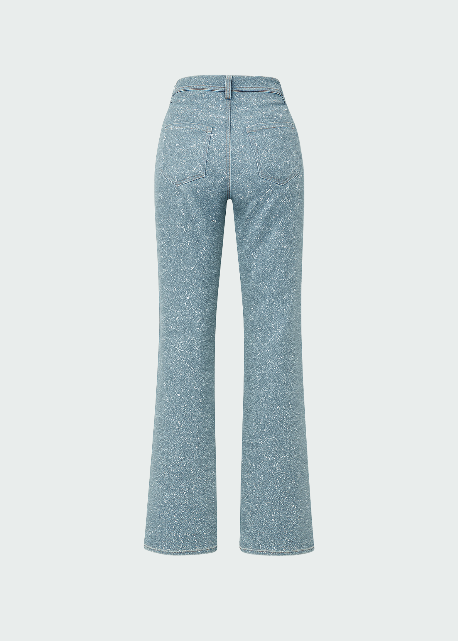 Anna™ | Proste dżinsy z kryształkami